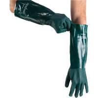 Gants verts &agrave; double enduit, 18" lo, PVC, Doublure en Jersey de coton, 70 mils Rock Safety Industrial Ltd