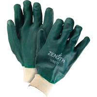 Gants verts &agrave; double enduit, 10" lo, PVC, Doublure en Jersey de coton, 70 mils Rock Safety Industrial Ltd
