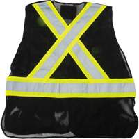 Veste d'arpenteur conforme aux normes de la CSA, Noir, Moyen, Polyester Rock Safety Industrial Ltd