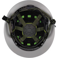 Fibre Metal Climbing Style Helmet with Full Brim, Meets CSA Type 2, Ratchet Suspension, Vented Rock Safety Industrial Ltd