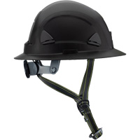 Fibre Metal Climbing Style Helmet with Full Brim, Meets CSA Type 2, Ratchet Suspension, Non-Vented Rock Safety Industrial Ltd