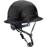 Fibre Metal Climbing Style Helmet with Full Brim, Meets CSA Type 2, Ratchet Suspension, Non-Vented Rock Safety Industrial Ltd