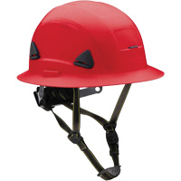 Fibre Metal Climbing Style Helmet with Full Brim, Meets CSA Type 2, Ratchet Suspension, Non-Vented Rock Safety Industrial Ltd