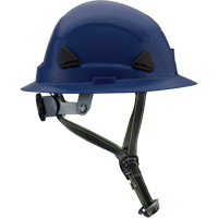 Fibre Metal Climbing Style Helmet with Full Brim, Meets CSA Type 2, Ratchet Suspension, Non-Vented Rock Safety Industrial Ltd