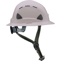 Fibre Metal Climbing Style Helmet with Full Brim, Meets CSA Type 2, Ratchet Suspension, Vented Rock Safety Industrial Ltd
