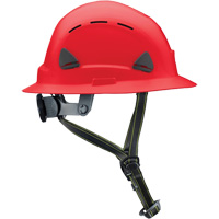 Fibre Metal Climbing Style Helmet with Full Brim, Meets CSA Type 2, Ratchet Suspension, Vented Rock Safety Industrial Ltd