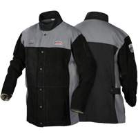 Veste de soudage FR robuste de s&eacute;rie XVI, Cuir, Moyen, Noir Rock Safety Industrial Ltd