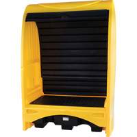 2-Drum Hard Cover Spill Pallet, 43.11" L x 61.61" W x 83.07" H, 1433 lbs. Load Capacity Rock Safety Industrial Ltd