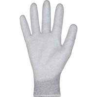 KnitActiv Electrostatic Dissipative Low-Linting White Gloves, 5, Polyurethane Coating, 13 Gauge, Nylon/Cotton Shell Rock Safety Industrial Ltd