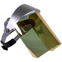 Heat Reflective Face Shield, Polycarbonate, Ratchet Suspension Rock Safety Industrial Ltd