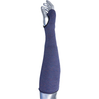 Kut Gard&reg; ECO Series 2-Ply ASP Sleeve with Thumb Hole, Aramid, 14", ASTM ANSI Level A3, Purple Rock Safety Industrial Ltd
