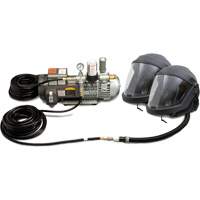 2-Worker DEFENDER Supplied Air Shield & Helmet System Rock Safety Industrial Ltd