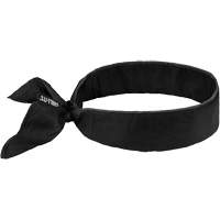 Bandeau de refroidissement Chill-Its 6702 avec polym&egrave;res int&eacute;gr&eacute;s et fermeture &agrave; nouer, Noir Rock Safety Industrial Ltd