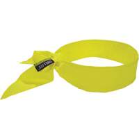 Bandeau de refroidissement Chill-Its 6702 avec polym&egrave;res int&eacute;gr&eacute;s et fermeture &agrave; nouer, Jaune lime haute visibilit&eacute; Rock Safety Industrial Ltd