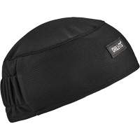 Chill-Its 6630 High-Performance Skull Cap with Terry Cloth Sweatband, Black Rock Safety Industrial Ltd