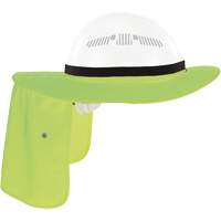 Chill-Its 6661 Universal Hard Hat Brim with Neck Shade, Hi-Vis Lime Rock Safety Industrial Ltd