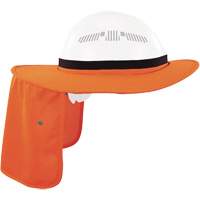 Chill-Its 6661 Universal Hard Hat Brim with Neck Shade, Hi-Vis Orange Rock Safety Industrial Ltd