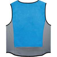 Veste de refroidissement &eacute;vaporatif Chill-Its 6667 avec fermeture &agrave; glissi&egrave;re, Moyen, Bleu Rock Safety Industrial Ltd