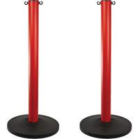 Industrial Stanchion, 37" High, Red Rock Safety Industrial Ltd