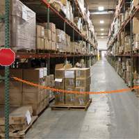 Magnetic Chain Barrier Warehouse Kit, Orange Rock Safety Industrial Ltd