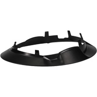 Bordure large compl&egrave;te &agrave; agrafe pour casque d'alpiniste RZRBack, blanc Rock Safety Industrial Ltd