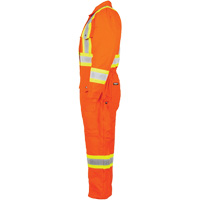 High-Visibility Lined Canvas Overalls, Small, High Visibility Orange Rock Safety Industrial Ltd