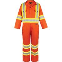 High-Visibility Unlined Coveralls, Small, High Visibility Orange Rock Safety Industrial Ltd