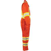 High-Visibility Unlined Coveralls, Small, High Visibility Orange Rock Safety Industrial Ltd