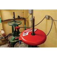 Dispositif de verrouillage coulissant pour vanne &agrave; opercule, Type Volant Rock Safety Industrial Ltd