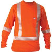 Long-Sleeved T-Shirt, Small, Orange Rock Safety Industrial Ltd