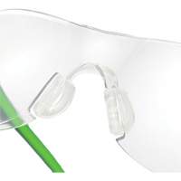 Adapt Lite Grey/Green Safety Glasses, Clear Lens, Anti-Fog/Anti-Scratch, ANSI Z87+/Meets/Exceeds CSA Z94.3 Rock Safety Industrial Ltd