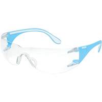 Adapt Lite Blue/White Safety Glasses, Clear Lens, Anti-Fog/Anti-Scratch, ANSI Z87+/Meets/Exceeds CSA Z94.3 Rock Safety Industrial Ltd