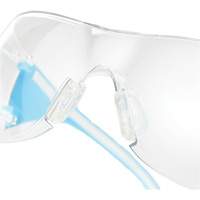 Adapt Lite Blue/White Safety Glasses, Clear Lens, Anti-Fog/Anti-Scratch, ANSI Z87+/Meets/Exceeds CSA Z94.3 Rock Safety Industrial Ltd
