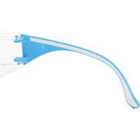 Adapt Lite Blue/White Safety Glasses, Clear Lens, Anti-Fog/Anti-Scratch, ANSI Z87+/Meets/Exceeds CSA Z94.3 Rock Safety Industrial Ltd