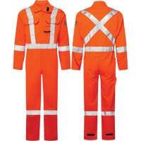 Combinaisons Avenger, 7 oz, Taille 36, Orange haute visibilit&eacute; Rock Safety Industrial Ltd
