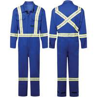 Combinaison de 9 oz FR Avenger, style 109, Hommes, Bleu royal, Taille 34 Rock Safety Industrial Ltd