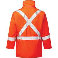 Parka isol&eacute; de 9 oz Haute visibilit&eacute; Avenger, style 515, Hommes, T-petit, Orange Rock Safety Industrial Ltd