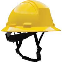 Casque de s&eacute;curit&eacute; &agrave; bord complet Kilimanjaro avec coque en PEHD, R&eacute;pond aux normes CSA type 2, Suspension Rochet, Non ventil&eacute; Rock Safety Industrial Ltd