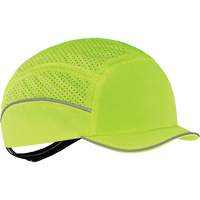 Skullerz 8955 Lightweight Bump Cap Hat with Micro Brim, High Visibility Lime Green Rock Safety Industrial Ltd