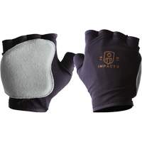 Gants antichocs sans doigts, main droite, T-petit, Paume en Cuir refendu, Poignet &agrave; enfiler Rock Safety Industrial Ltd