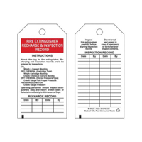 &eacute;tiquettes de rapport d'inspection, Polyester, 3" la x 5-3/4" h, Anglais Rock Safety Industrial Ltd