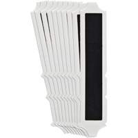 Quick-Align&reg;Individual Gothic Number and Letter Labels, I, 4" H, Black Rock Safety Industrial Ltd