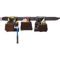 Deluxe Contactor's Tool Belt, Leather, Tan Rock Safety Industrial Ltd