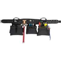 Professional Carpenter's Tool Belt, Polyester, Black Rock Safety Industrial Ltd