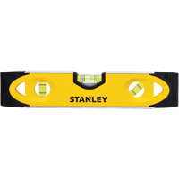 Shock-Resistant Torpedo Level, 9" L, Aluminum, 3 Vials, Magnetic Rock Safety Industrial Ltd