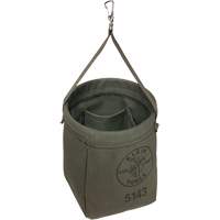 Sac &agrave; fond conique, 8" h, Toile, Gris Rock Safety Industrial Ltd