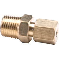 Raccords de compression - Tube &agrave; tuyau m&acirc;le, 3/16" x 1/8" Rock Safety Industrial Ltd