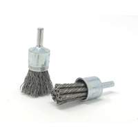 Brosse mont&eacute;e &agrave; fils ondul&eacute;s, 3/4" dia., dia. Des fils 0,014", Tige 1/4" Rock Safety Industrial Ltd