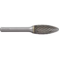 AllSteel Flame Shape Carbide Burr, SH-5, 1/2" Dia., 1/4" Shank, 1-1/4" Depth of Cut Rock Safety Industrial Ltd
