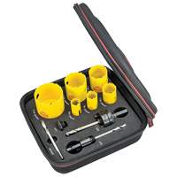 Plumber's Deep Cut Hole Saw Kit, 10 Pieces Rock Safety Industrial Ltd